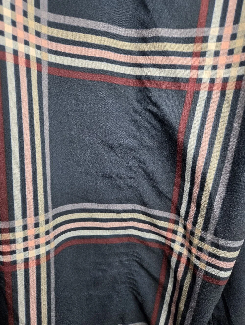 Women's Loft Outlet  Plaid Dress Sz Petite Medium